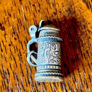 Sterling Danecraft 3D Beer Mug charm